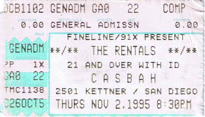 File:Ticket The Rentals 11-02-1995.jpg