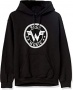 Weezer B/W Emblem pullover hoodie (2021)