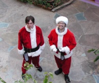 ...Santas running amok!!!...
