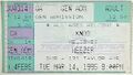 Ticket stub