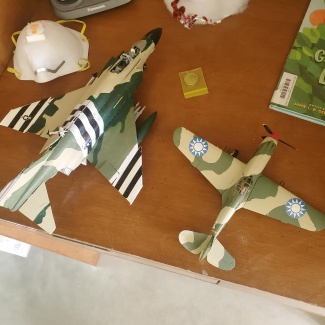 Rivers' rescued model airplanes