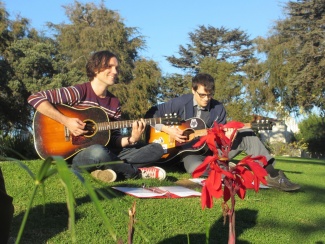 2012 Scott & Rivers sitting on the grass