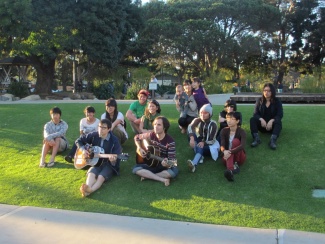 2012 Scott & Rivers group shot with fam and friends
