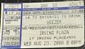 Ticket stub