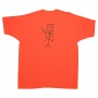 Old Logo/Bokkus black-on-orange T-shirt (back) (1994)